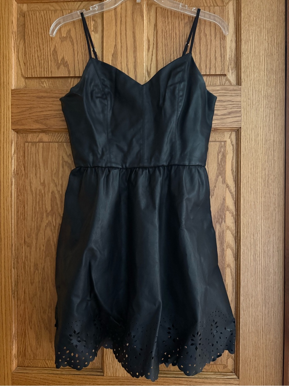 Black Sleeveless Fit-and-Flare Dress